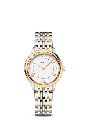 Omega De Ville Quartz 30 Stainless Steel - Yellow Gold / White / Bracelet